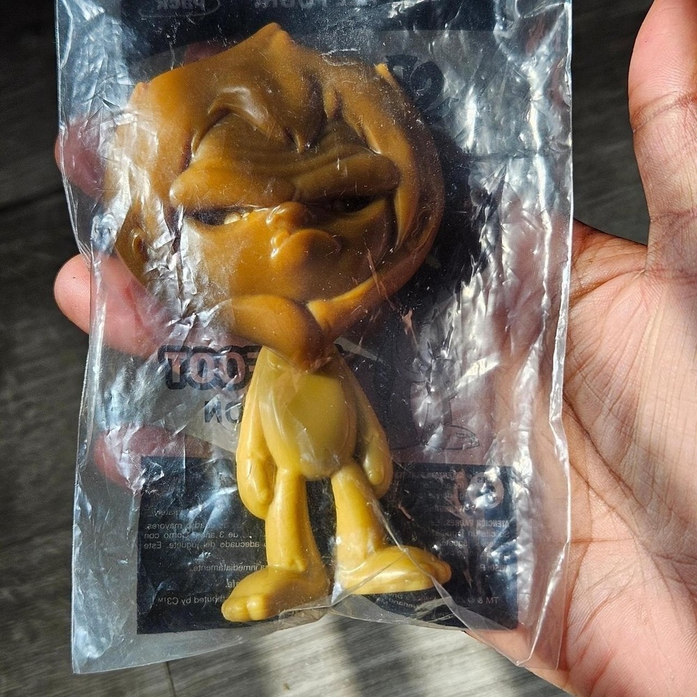 Sonic Wacky Pack Spoonsters Big Foot Spoon 2018 Kid Meal Toy Brown Utensil NEW
